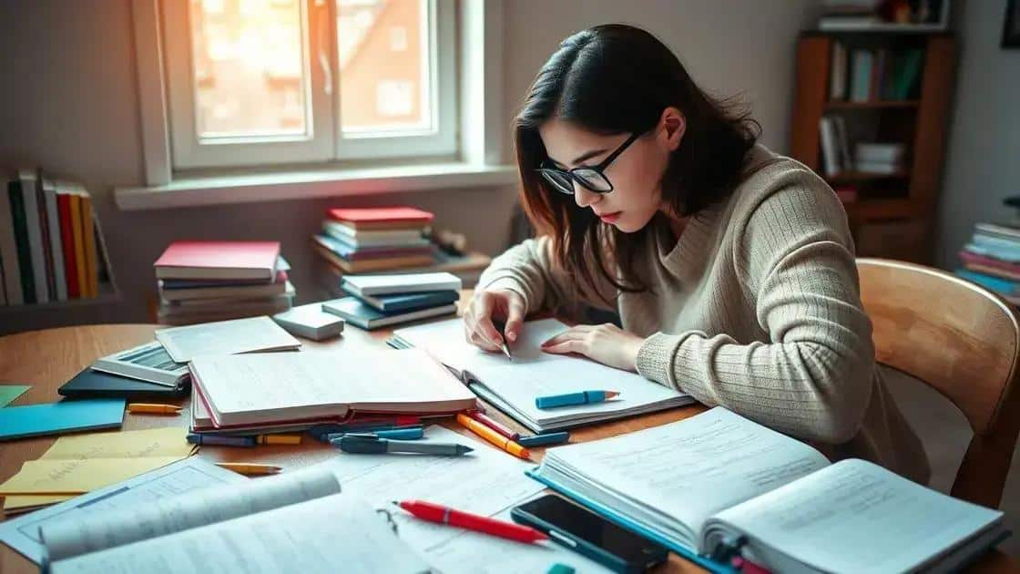 Effective study strategies throughout the year
