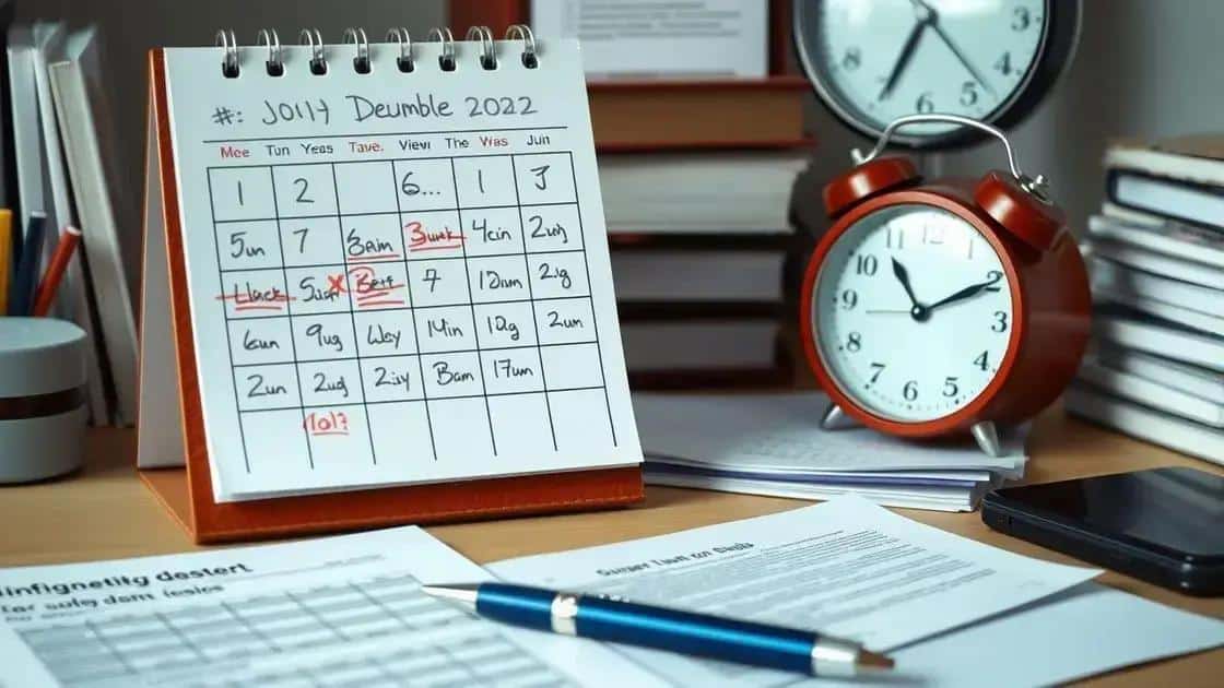 Important deadlines for social security claims