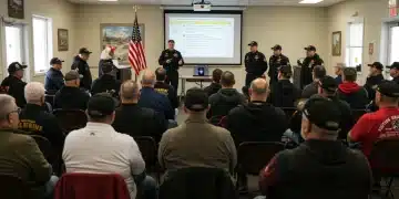 Veterans attending an informational session on benefits updates for 2025.