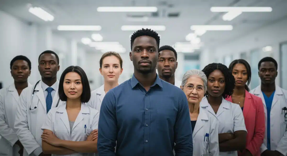 Diverse individuals symbolizing broader access to healthcare under new Medicaid policies.