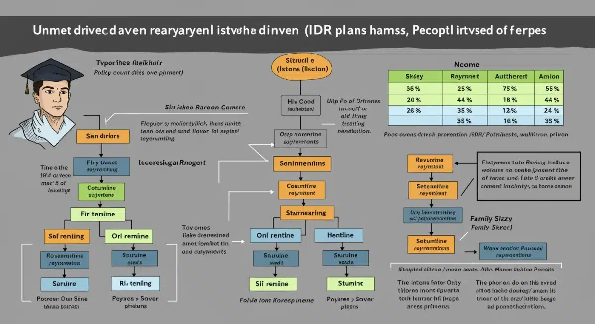 Infographic explaining income-driven repayment plans