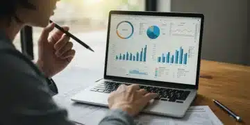 Student examining loan repayment options on a laptop