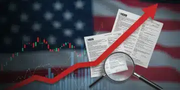2026 Tax Law Changes: Optimize U.S. Investor Returns by 10% Financial charts and tax documents symbolizing 2026 US tax law changes for investors.