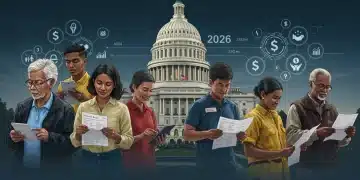 Diverse Americans accessing new federal benefits programs in 2026