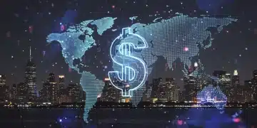 CBDCs & Portfolio: U.S. Investor Guide 2026 Futuristic digital dollar symbol over global financial city