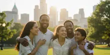 Happy family in a park, representing Child Tax Credit benefits