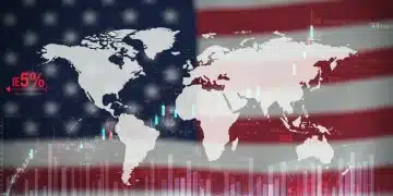 Global trade routes and economic charts illustrating the impact of 2026 trade agreements on US consumer prices.