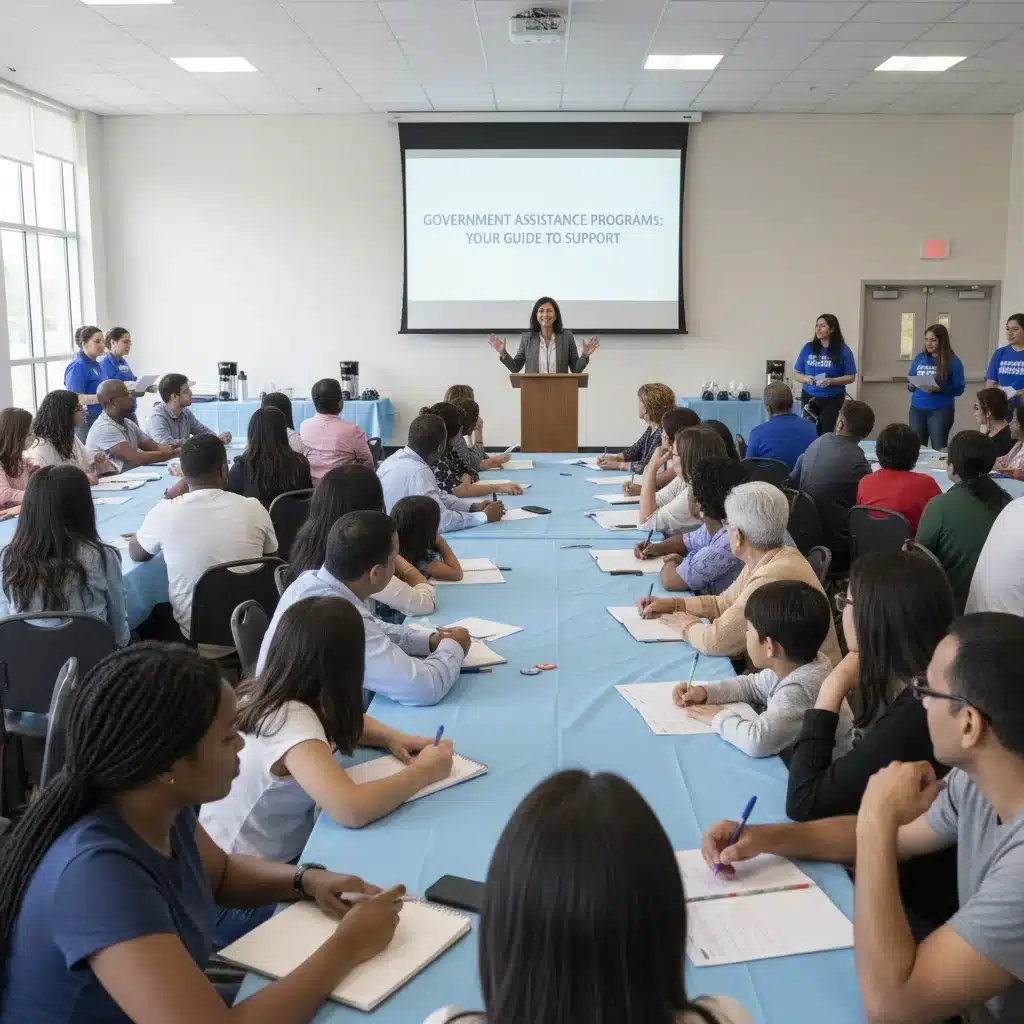 Community workshop on government assistance programs and support