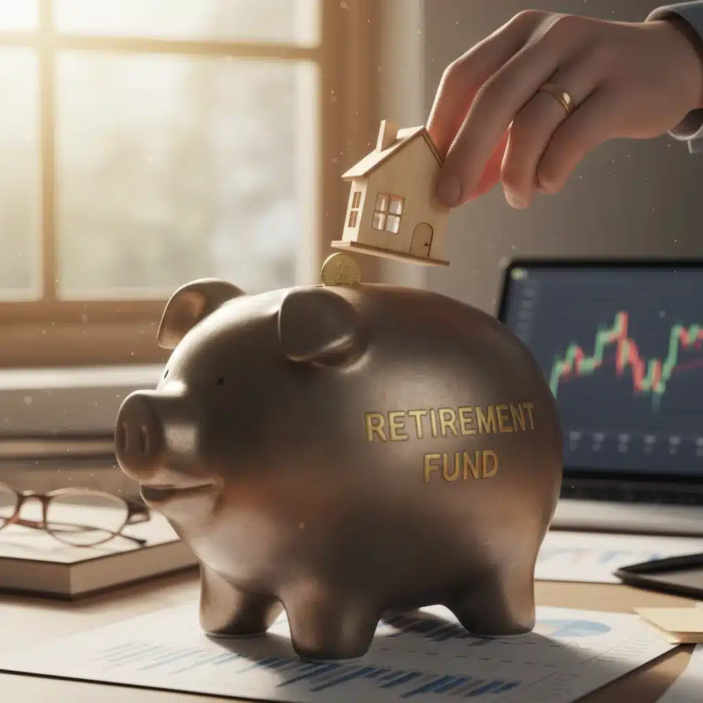 Saving for retirement, investing in future assets