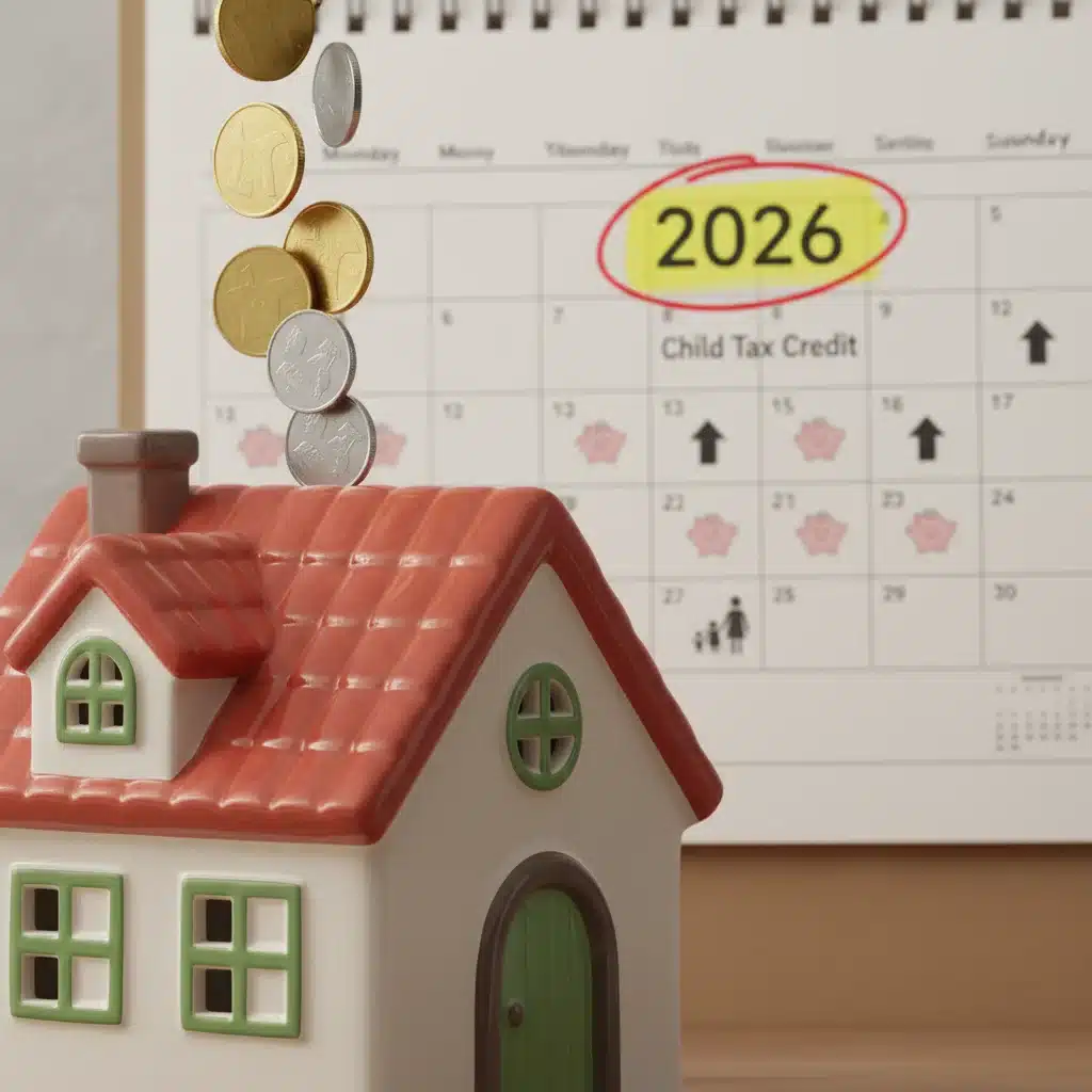 Piggy bank representing savings for future with 2026 Child Tax Credit