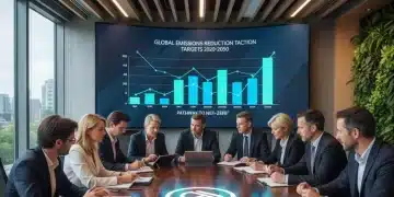 Leaders discussing new federal emissions regulations and 20% reduction targets for 2026