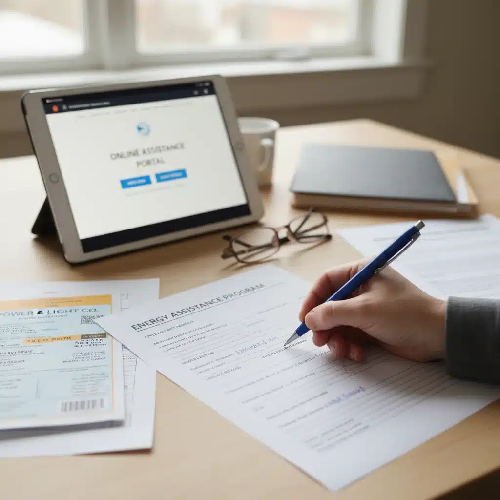 Person completing a LIHEAP application form for 2026 energy assistance.